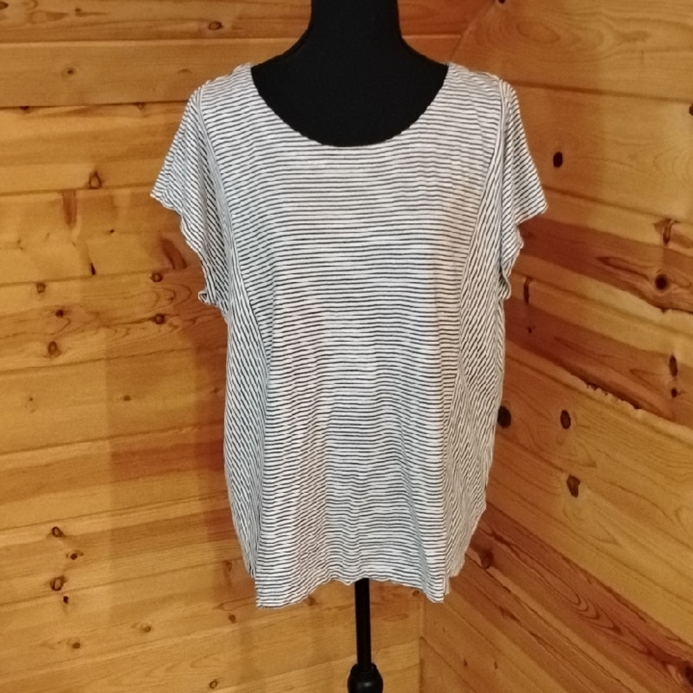 Lands' End XL Stripe Tee